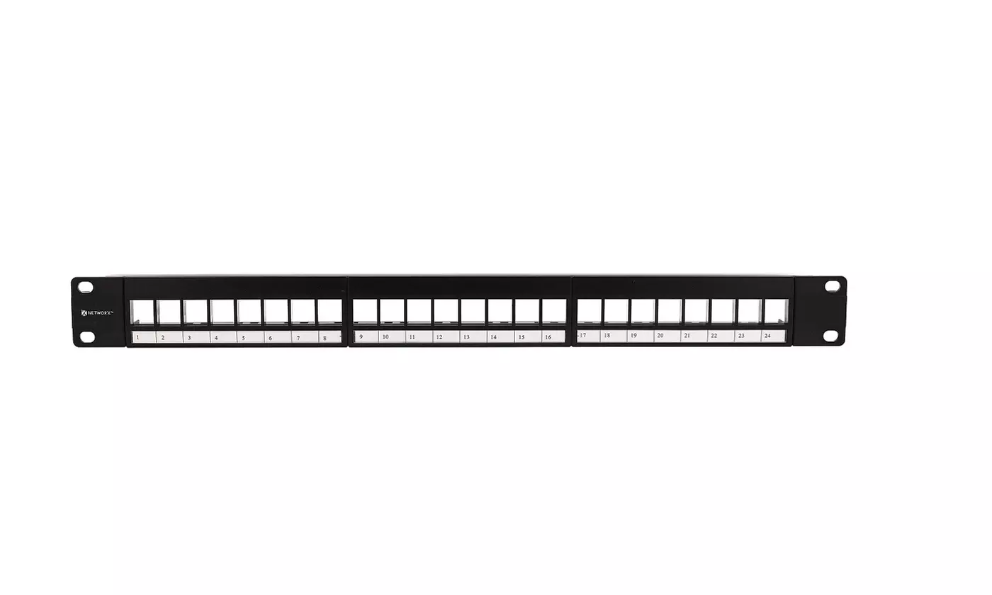 ICC IC107BP241 Flush Mount Blank Patch Panel HD 24-Port 1 RMS - Primary Image