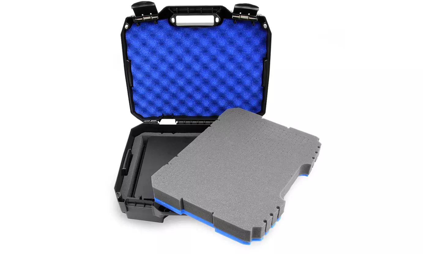 CASEMATIX Console Carrying Travel Case Custom Designed to fit PlayStation 4 Slim - Second Medium