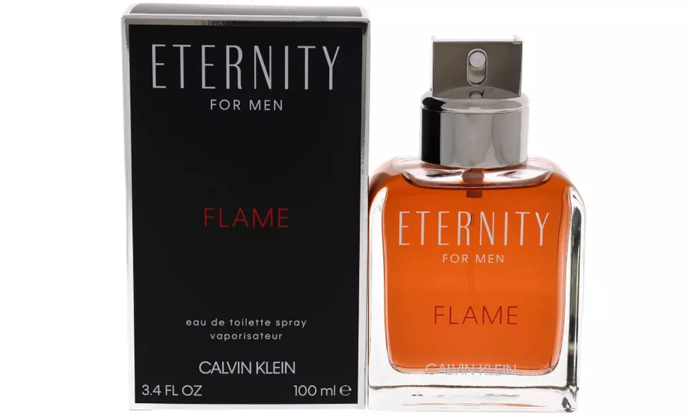 Calvin Klein Eternity Flame EDT for Men 3.4 Fl.Oz - Primary Image