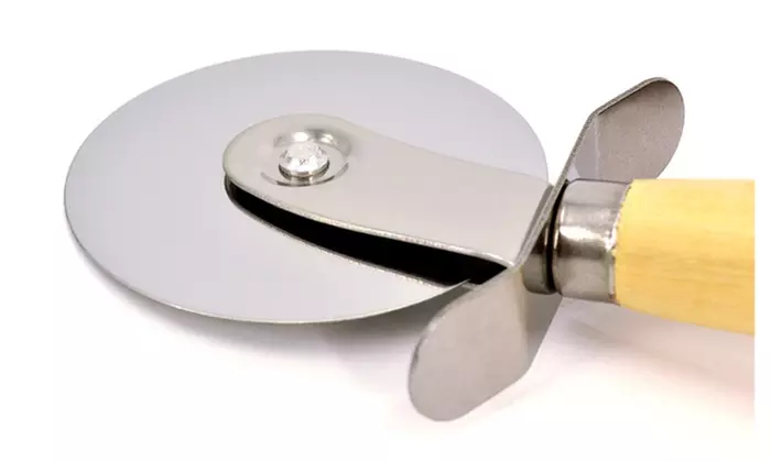 Deluxe 3pc Pizza Stone and Cutter Set - Second Medium