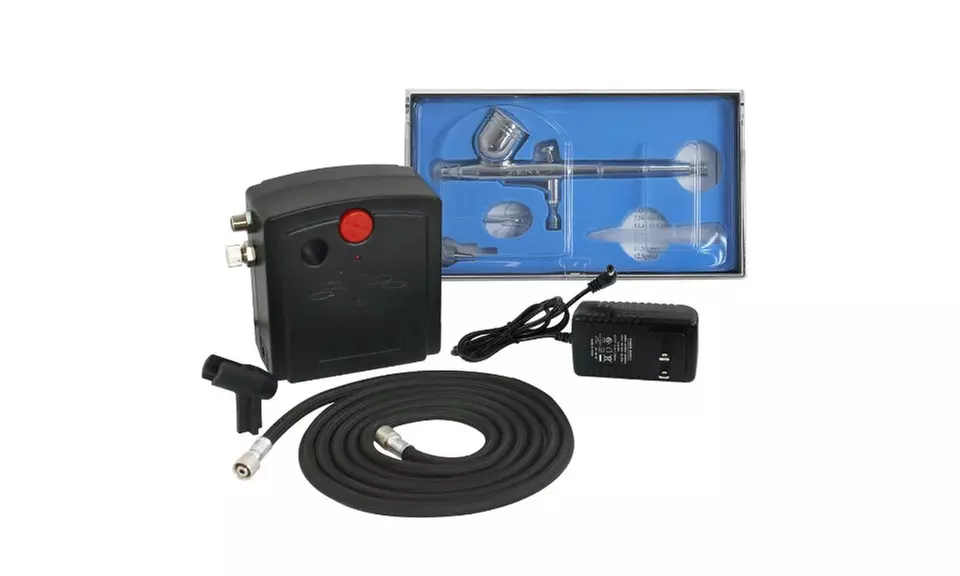 Airbrush Compressor Kit for Air Brush Tattoos, Nails Tool - Second Medium