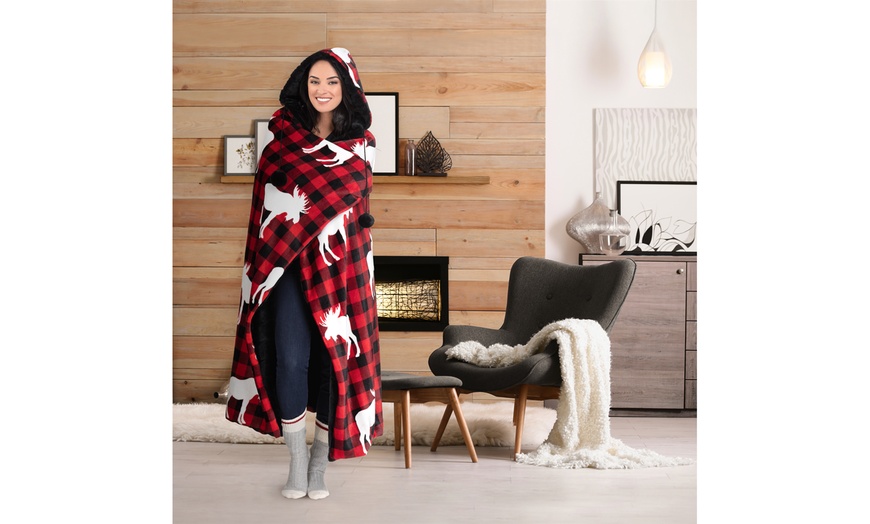 Groupon goods hooded blanket hot sale