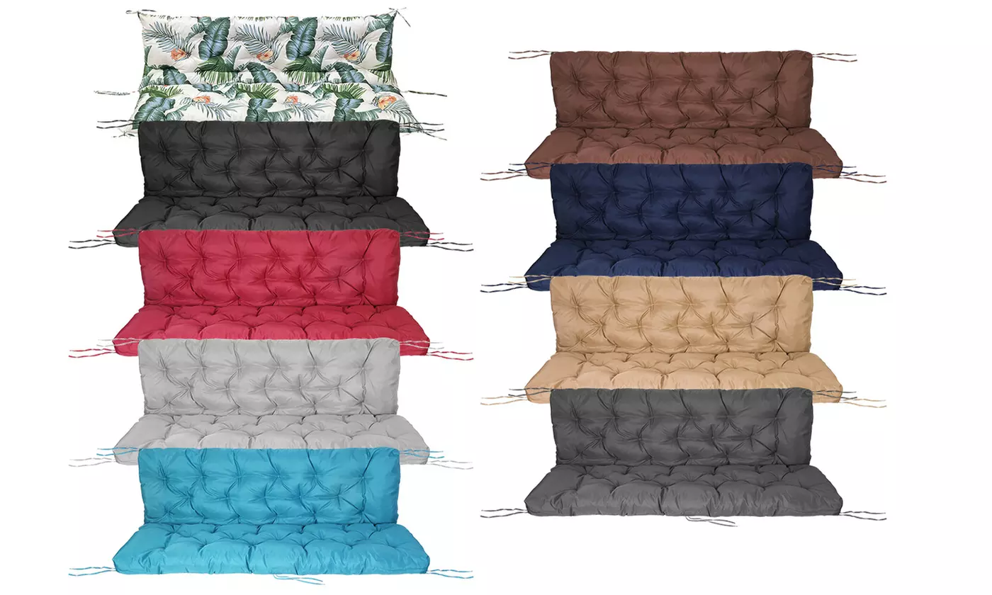 NewHome 2-3 Seater Outdoor Swing Cushion 59"x43" Padded Bench Seat