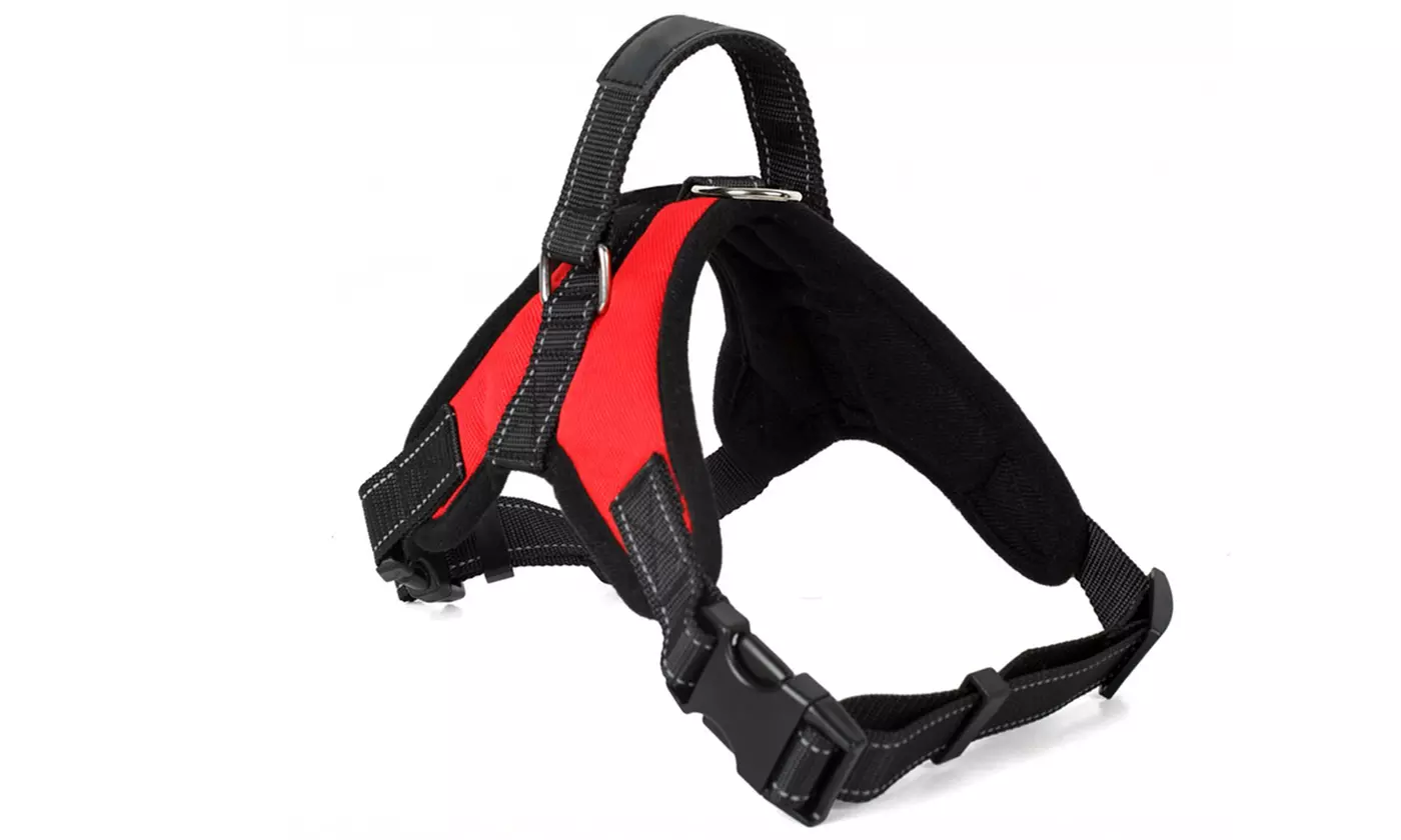Dog Harness No-Pull Pet Harness Vest Hand Strap Adjustable Outdoor Collar Soft 