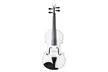 New 4/4 Acoustic Violin Case Bow Rosin White - Second Medium