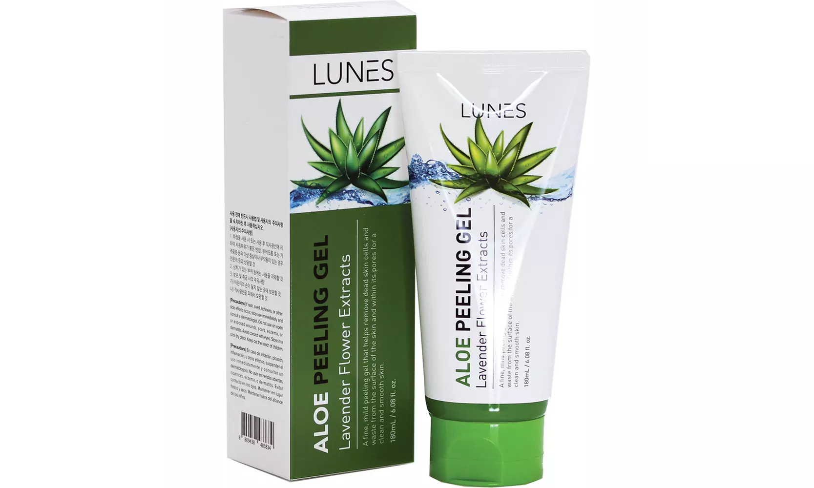 Lunes Aloe Peeling Gel 6.08oz / 180ml - Second Medium