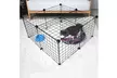 Muxika Metal Pet Playpen Dog Kennel Pets Fence Exercise Cage 16 Panels - Second Medium