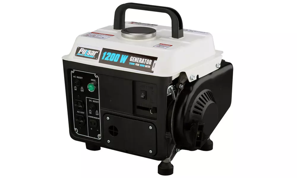 Pulsar 1,200W 2-Stroke or 3,500W Gasoline-Powered Portable Generator - Primary Image