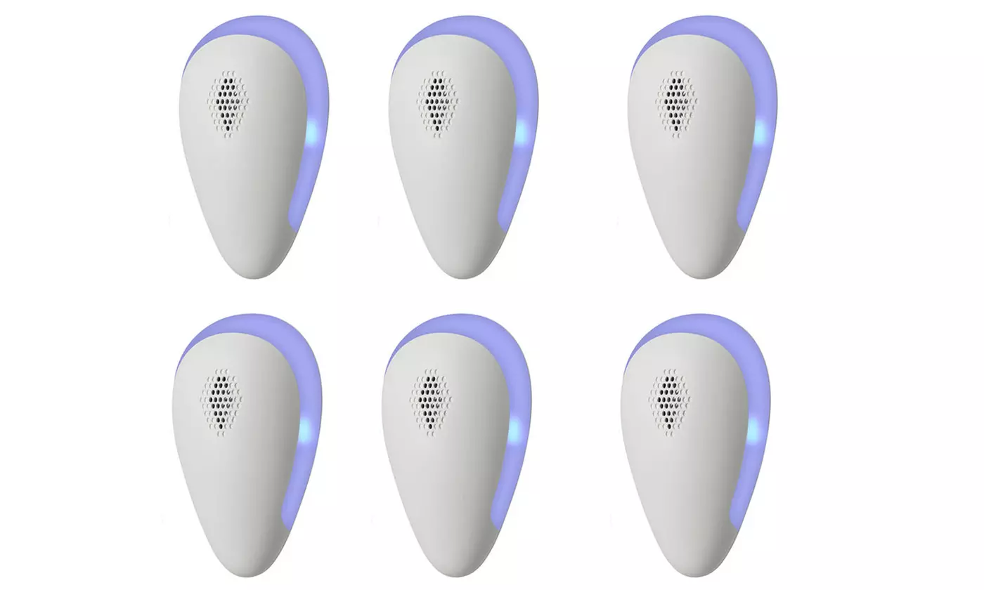 6Pcs Ultrasonic Electronic Pest Repeller Bug Cockroach Mouse Killer
