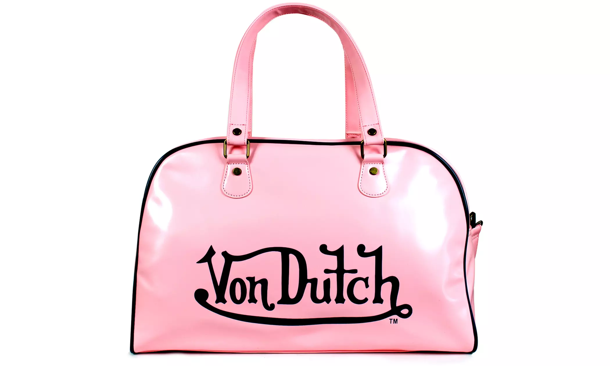 Von dutch bowling purse / bagn outlet pink teal blue