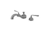 Kingston Brass KS3358AL  Widespread Roman Tub Filler - Satin Nickel