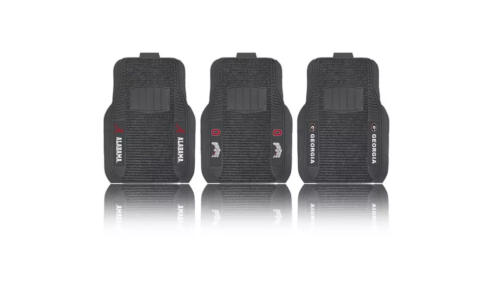 NCAA Deluxe Trimmable Carpet Car Mats - Primary Image