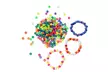 Pony Beads - 3000-Piece Multicolor Plastic Craft Beads for Kids, 9mm - Second Medium