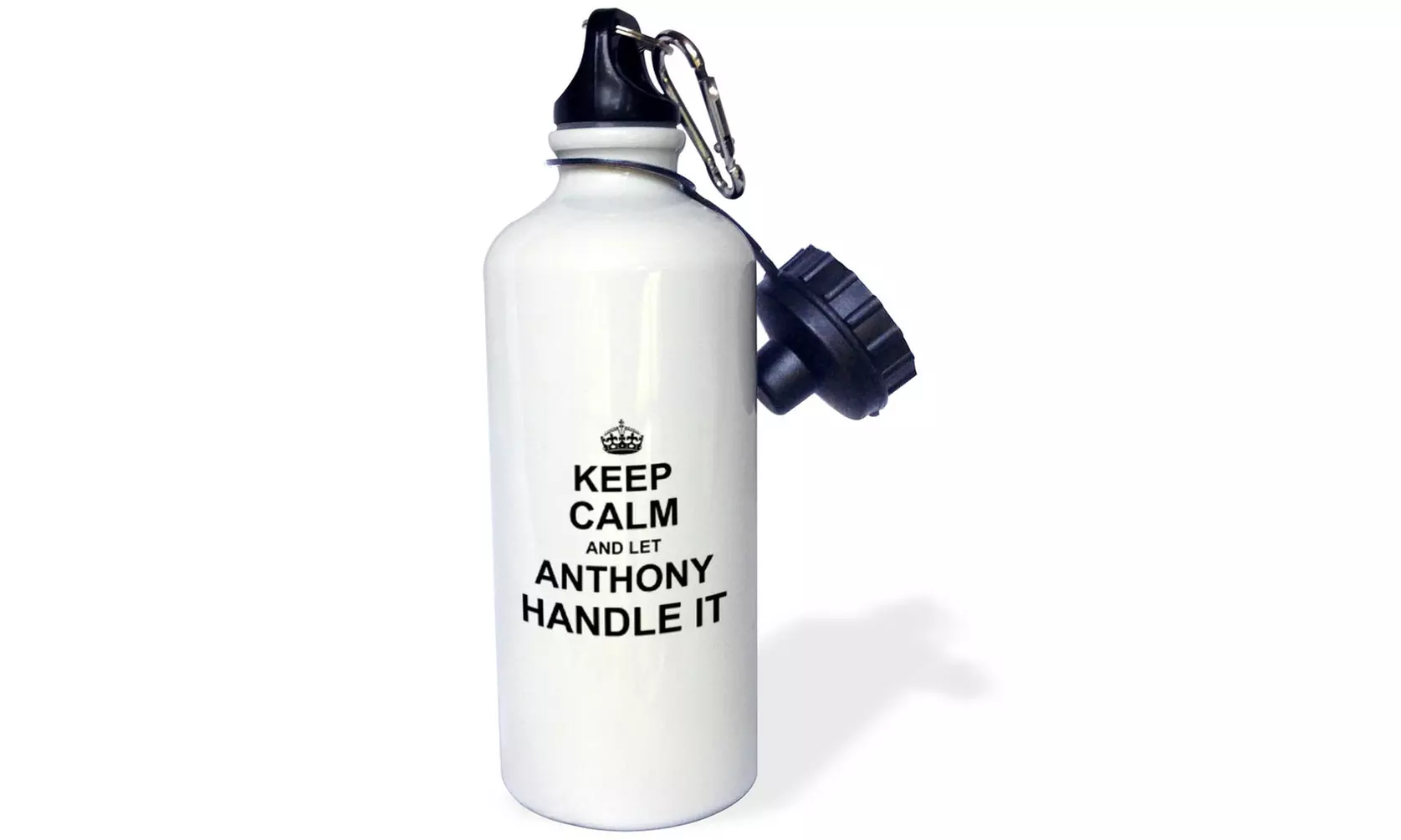  Water Bottle Keep Calm and Let Anthony Handle it funny personal name  - Primary Image