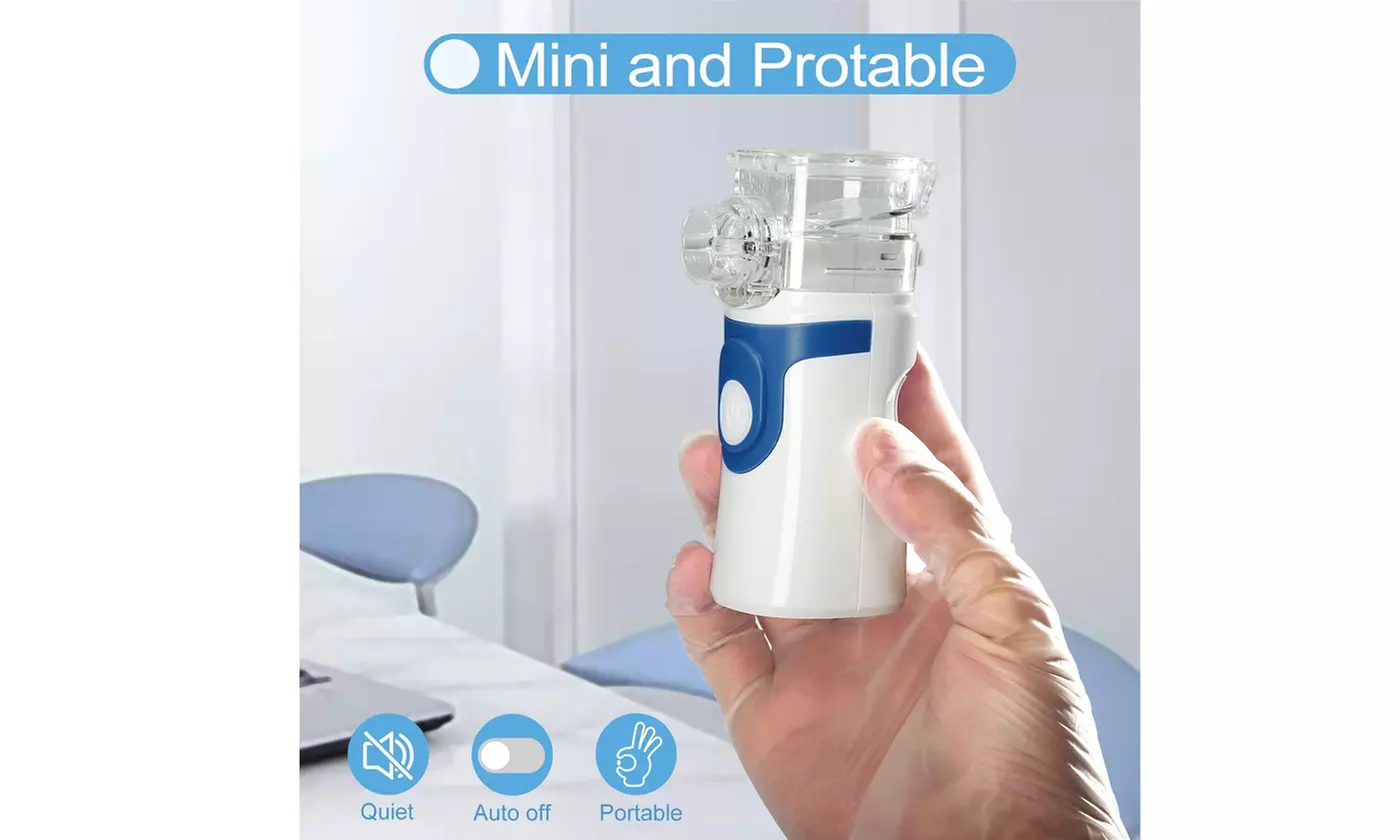 Portable Nebulizer Handheld Ultrasonic Inhaler Tiny Mist for Adult Kids