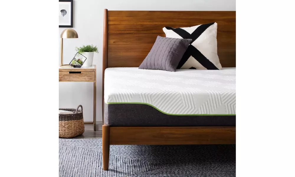  Lucid 10 in. Bamboo Charcoal and Aloe Vera Hybrid Mattress - Primary Image