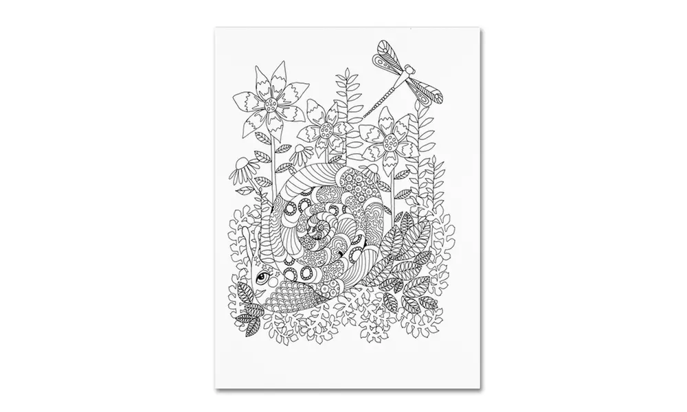 Kim Kosirog 'Fancy Snail' Canvas Art - Primary Image