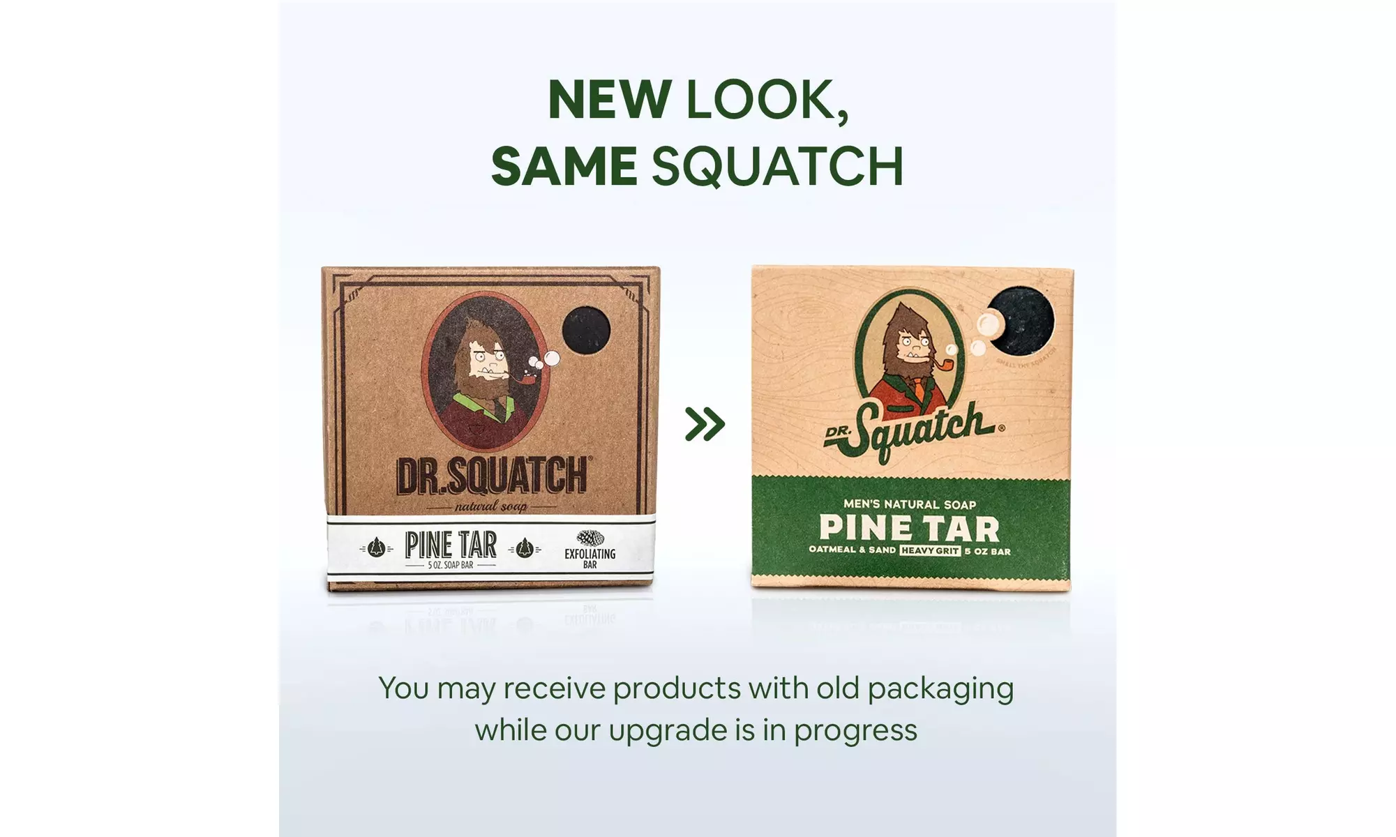 Dr. Squatch All Natural Bar Soap for Men with Heavy Grit, 5 Pack, Pine Tar - Primary Image