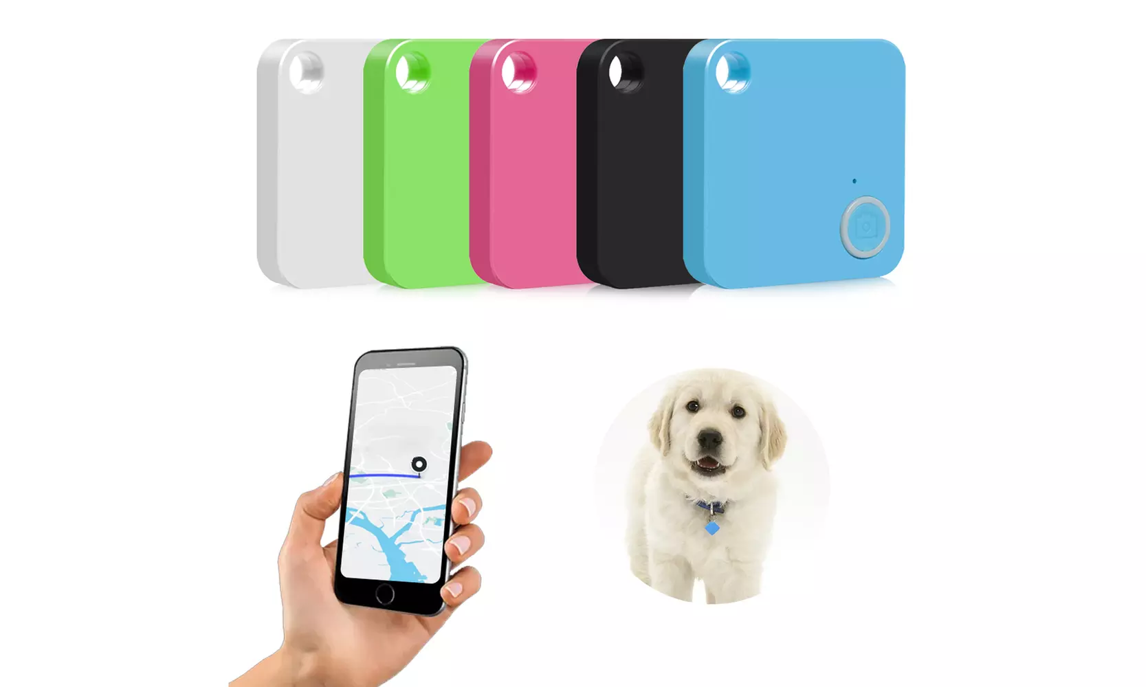 4Pack Tile GPS Trackr Wireless Bluetooth Anti-Lost Tracker Wallet Key Pet Finder - Primary Image