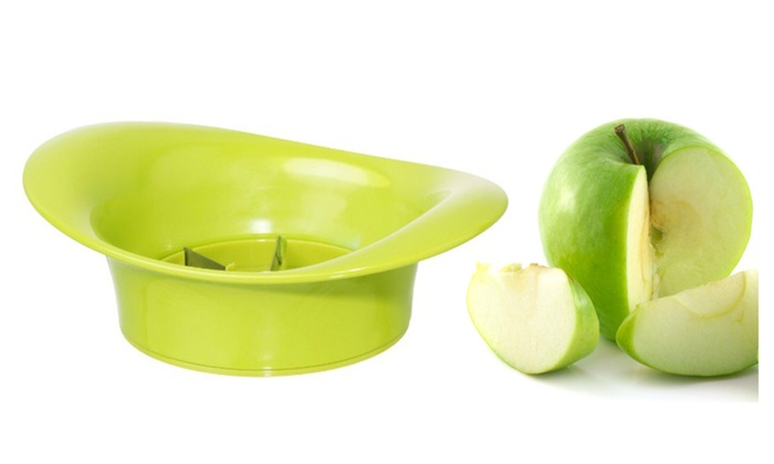 Green Apple Onion Fruit Slicer Corer Wedges Stainless Steel