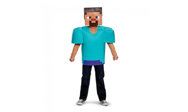  Steve Classic Minecraft Costume, Multicolor, Small (4