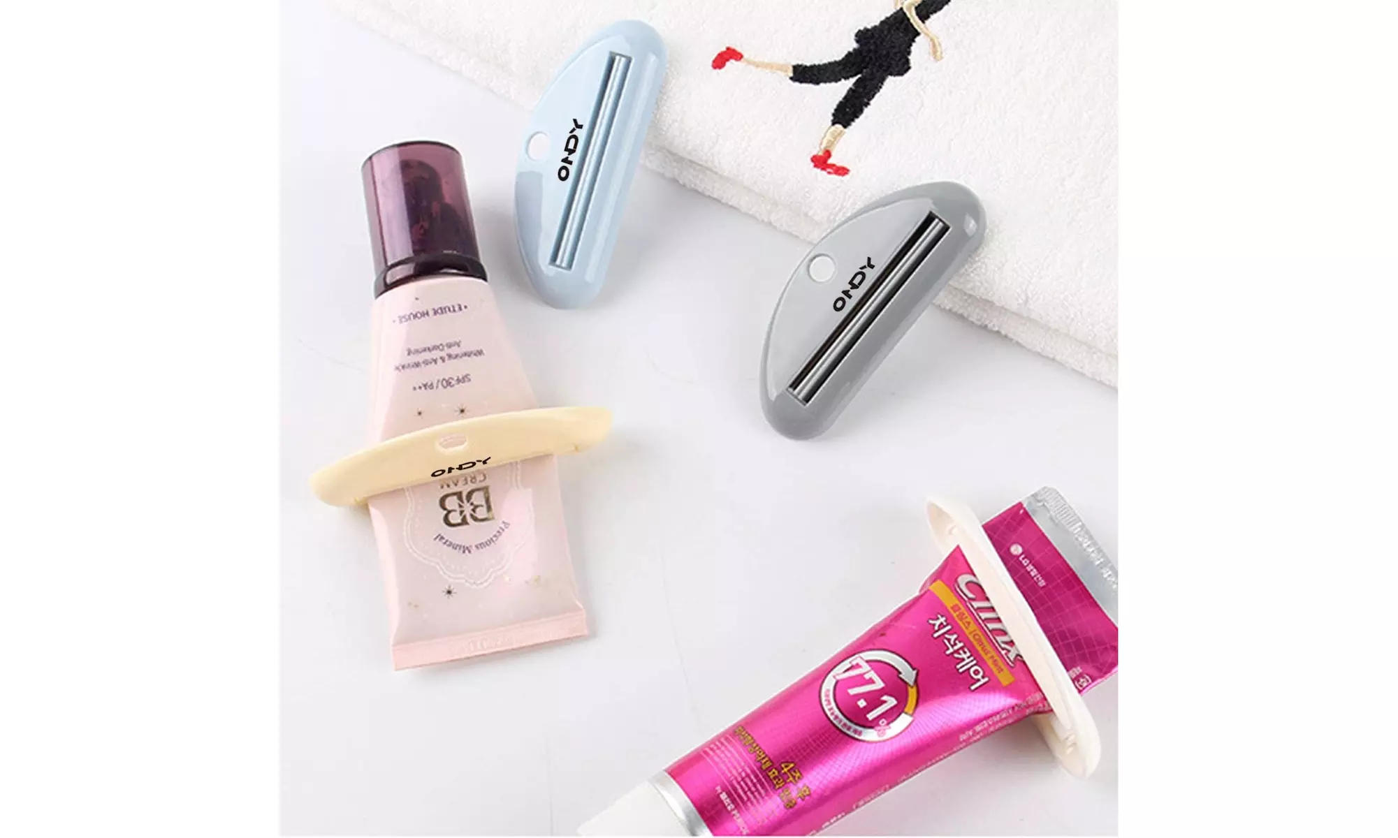 4 Pack Toothpaste Squeezers, Tube Squeezers for Toothpaste, - Second Medium