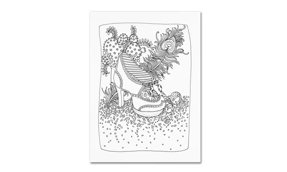 Kim Kosirog 'Fancy Shoe' Canvas Art - Primary Image
