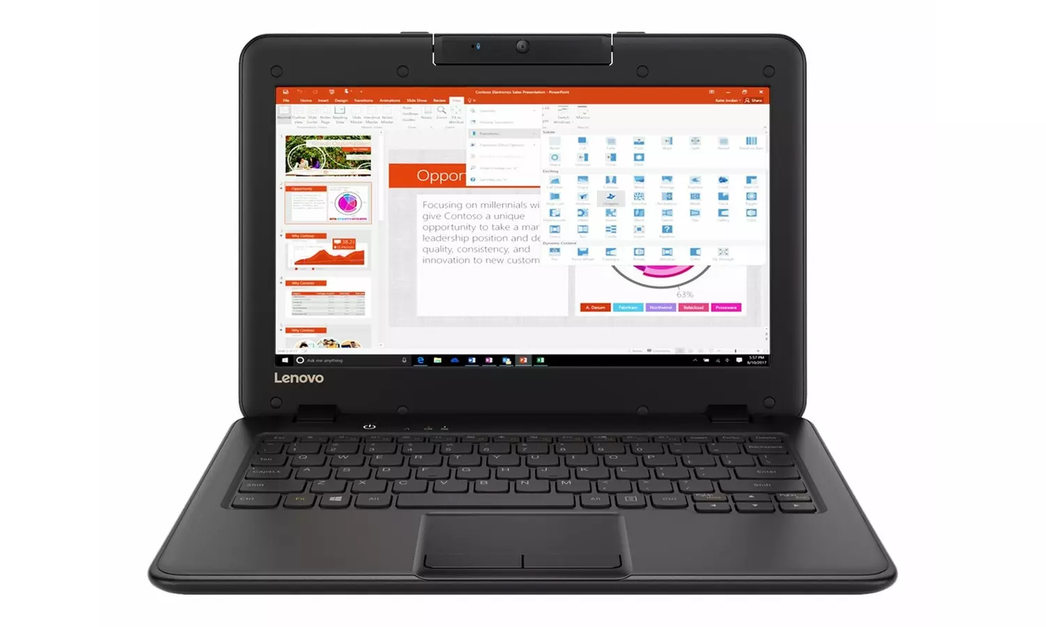 Lenovo 100E 1st. Gen - 11.6" Intel Celeron N 16GB SSD Chrome OS (Scratch & Dent)