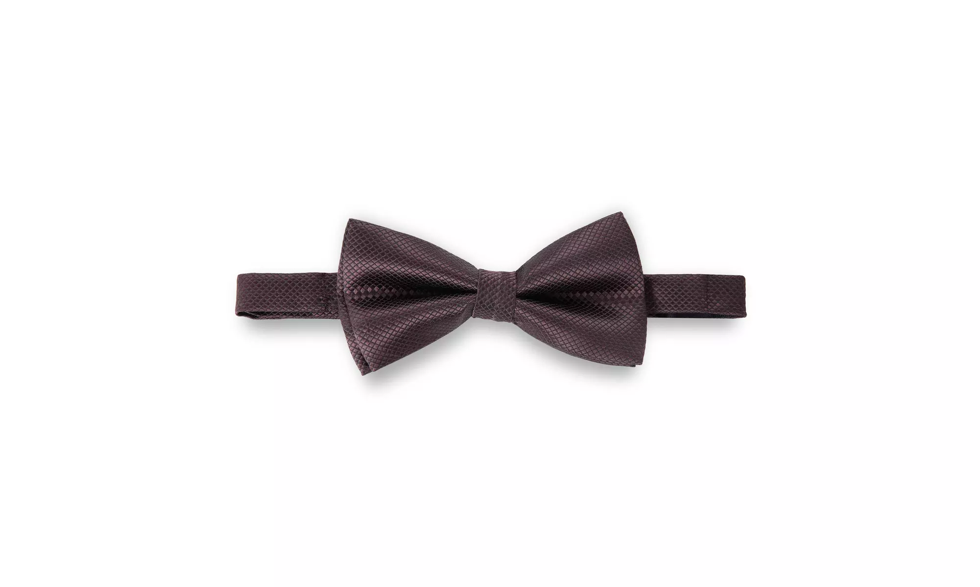 Men's Textured Strap 1" Wide Suspender Bow Tie