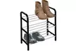 3 Tier Shoe Rack Small Standing Storage Organizer Suitable for 6 Pair Shoes - Second Medium