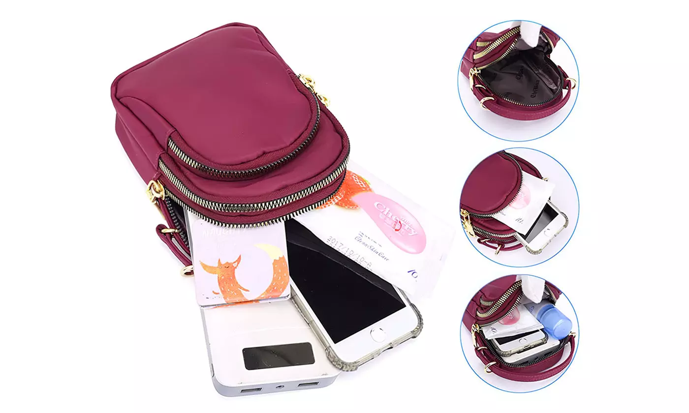 Small Crossbody Bag Cell Phone Purse Wallet Daypack Phone Holder