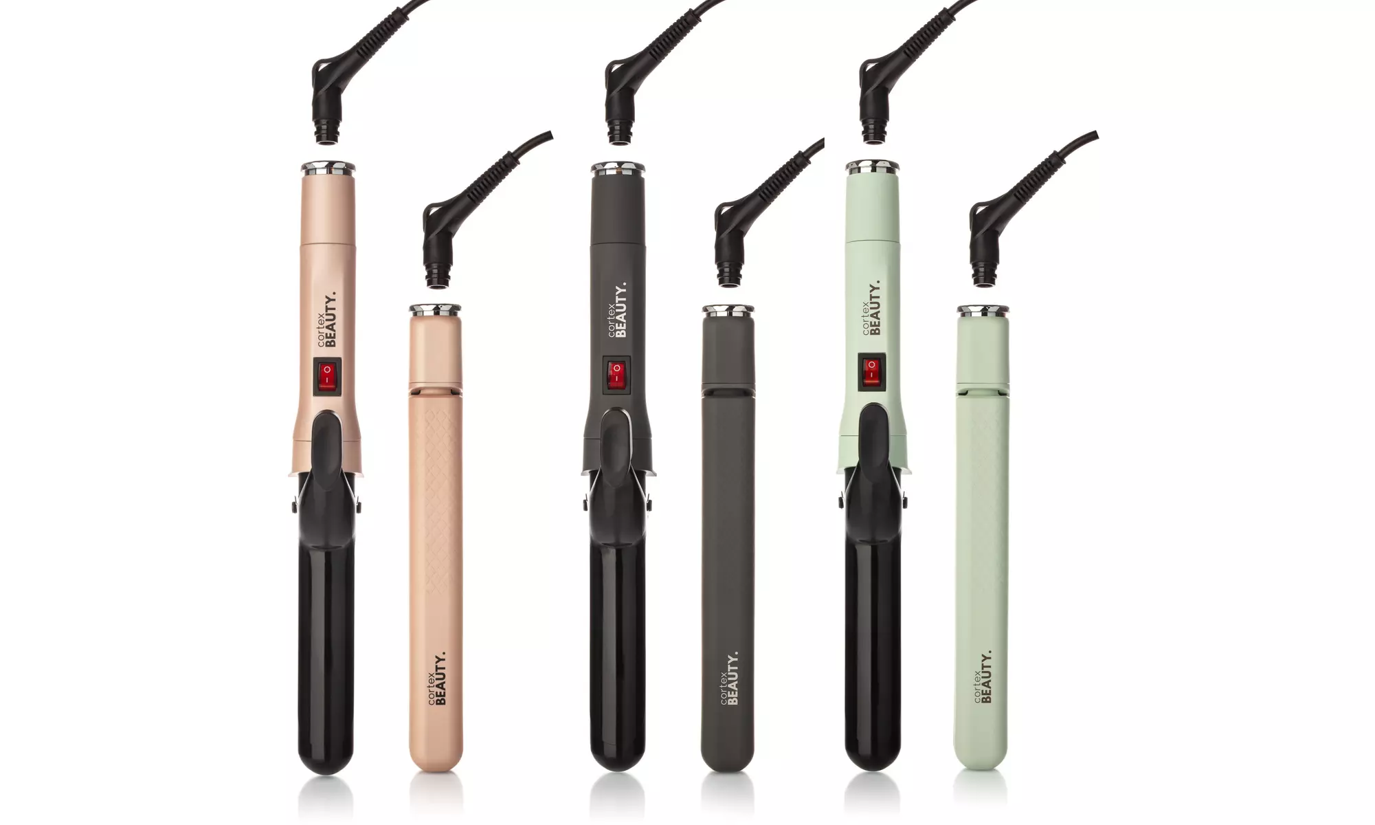 Cortex Beauty Travel Perfect 2-IN-1 SWITCH Flat Iron & Curling Wand Set - Primary Image