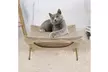 Elevated Cat Hammocks Cat Beds Wooden Frame Hanging Cat Cave Pet Furniture Sleep - Second Medium