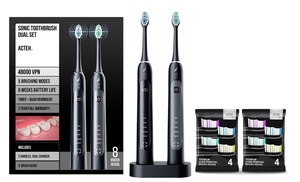 Acteh Sonic Electric Toothbrush, 5 Brushing Modes & Waterproof