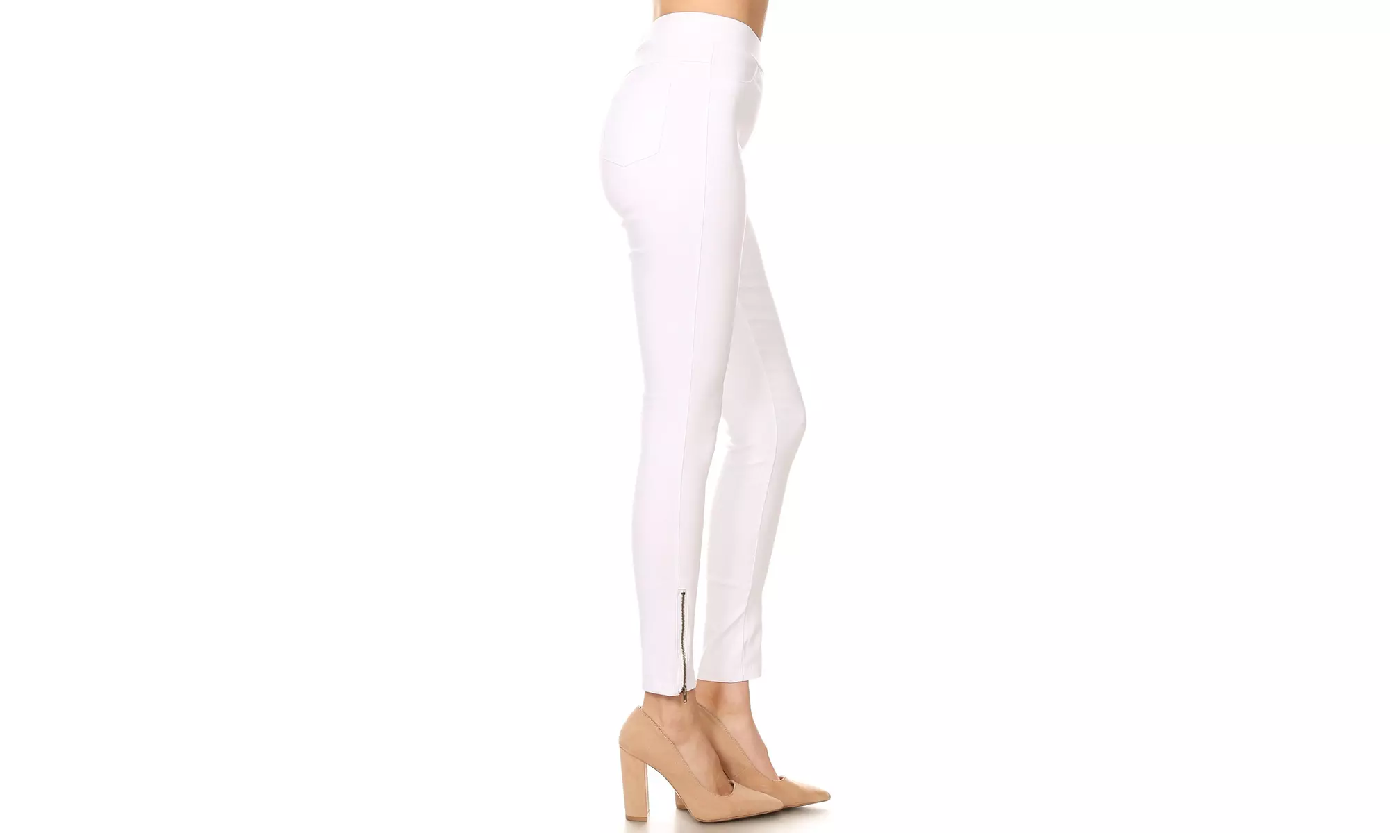Women's High Waisted Skinny Pull-On Pants Ankle Stretchy Jeggings