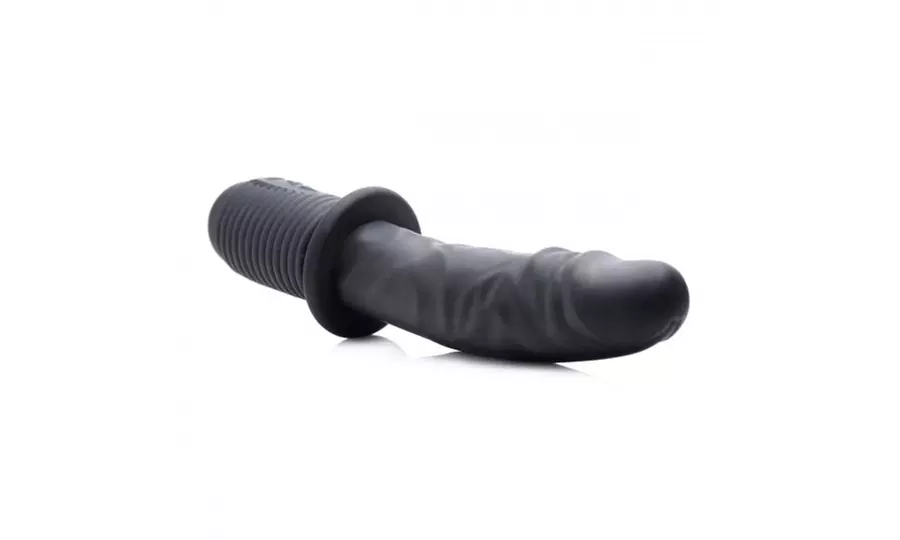 Power Pounder Vibrating and Thrusting Silicone Dildo - Primary Image