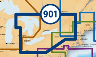 Navionics MSD/901P Platinum SD 901 East Great Lakes - Primary Image