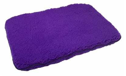 AlphaPooch BBC-3650-9-ULPR Unreal Lambskin Brute Bed Purple