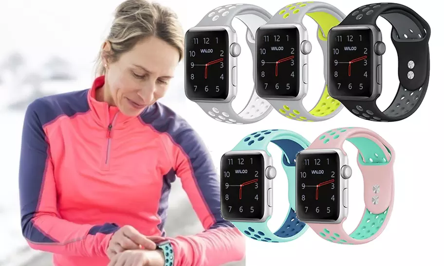 Waloo Breathable Sport Band For Apple Watch Series 1-7 - Primary Image