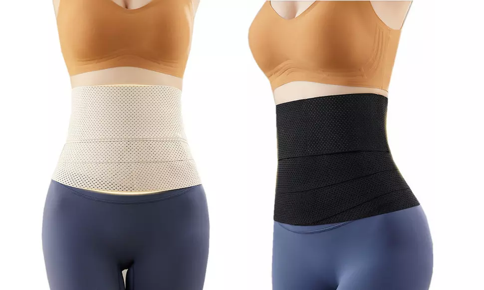 Wrap Waist Trainer For Snatch Bandage Wrap for Lower Belly Fat Hallow Out 10.4ft