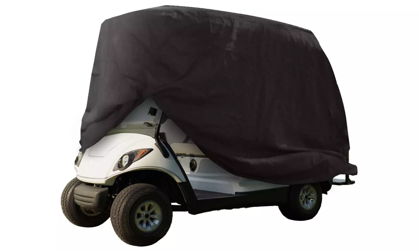 LakeForest 4-Passenger Weatherproof Golf Cart Cover for EZ-GO, Yamaha & Club Car