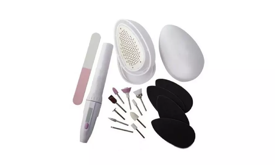 Nail Trimming Kit Electric Salon Shaper Manicure Pedicure Kit Drill Bits Machine - Second Medium