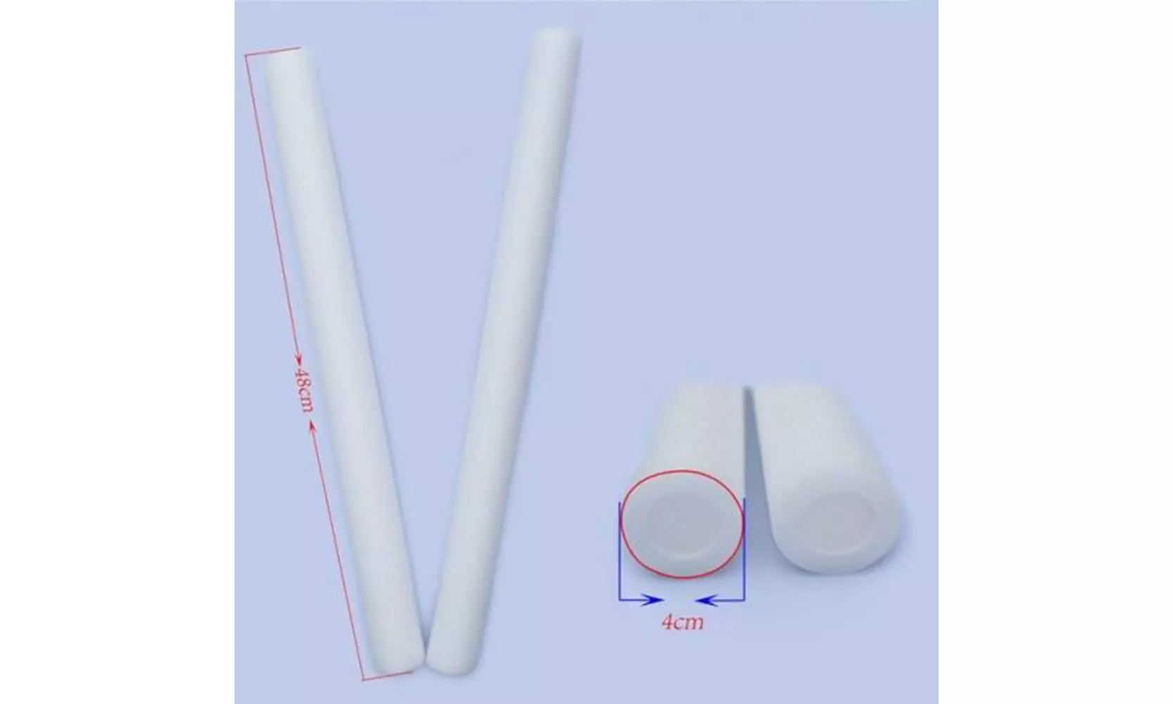 US 24-48 Pack LED Light Up Foam Sticks Glow Batons Flashing Rave Batons DJ Wands