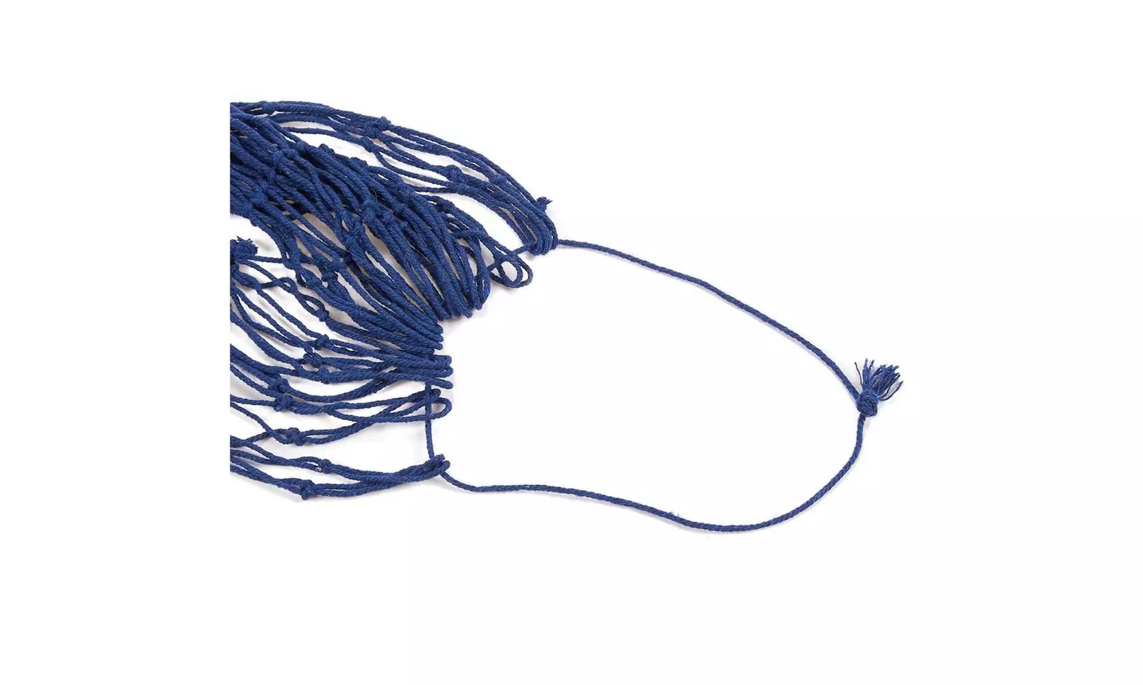 Nautical Fish Netting Cotton Sea Beach Fishing Net Home Decor Blue 79" x 60" - Second Medium