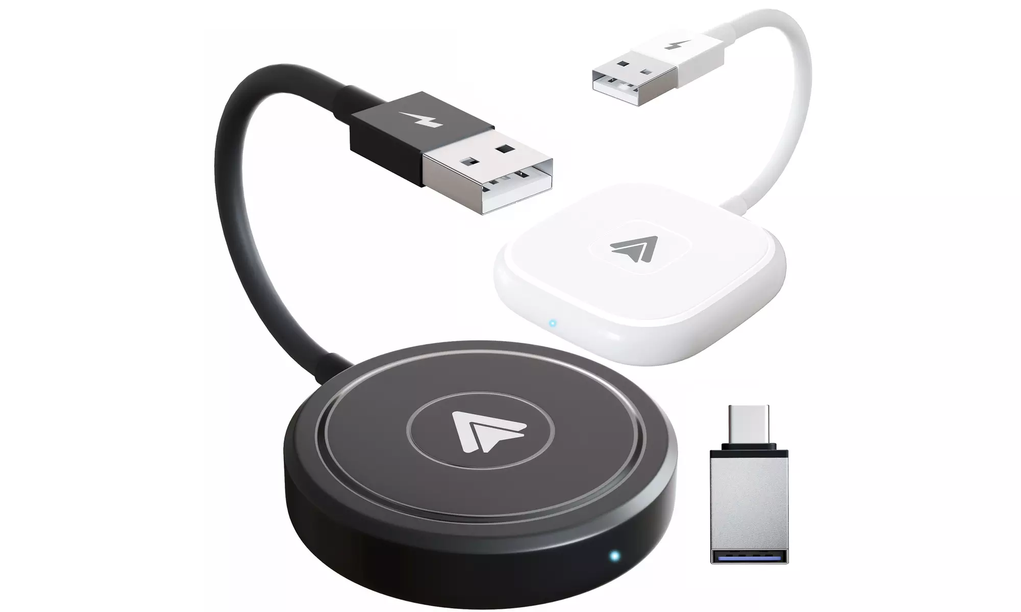 Wireless Android Auto Car Adapter Dongle, Convert Wired Android Auto to Wireless - Primary Image