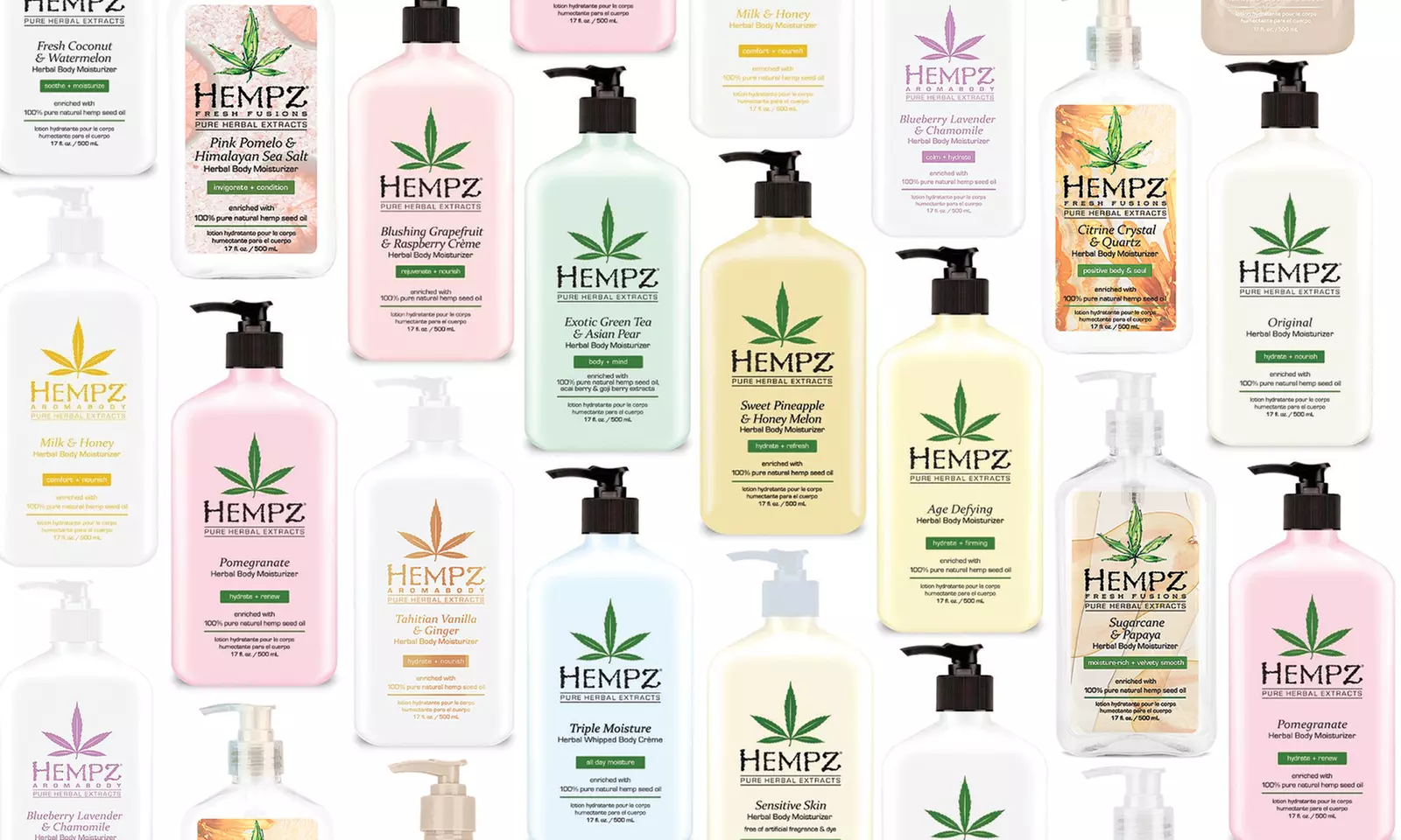 Hempz Herbal Body Moisturizer 17oz - Primary Image