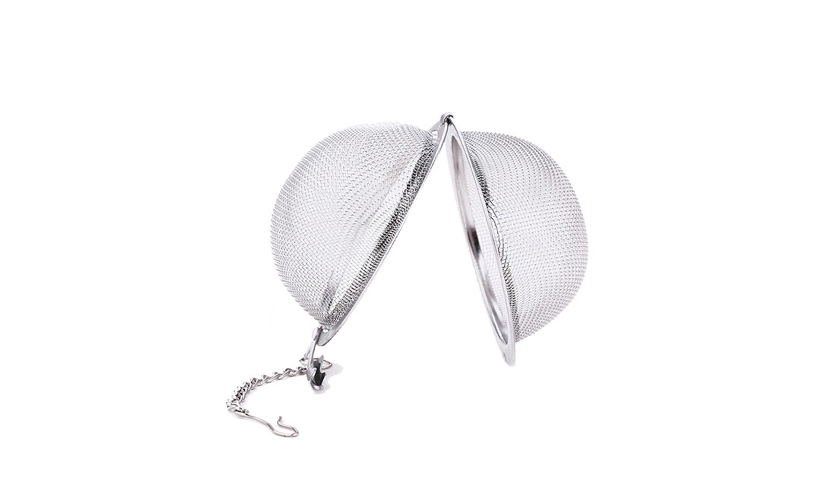 US 1-2 Pc Stainless Steel Mesh Tea Ball Strainer Diffuser Steeper Lock Filtering