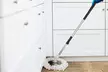 iMounTEK 360 Degree Spin Mop, Stainless Steel Spin Mop Wringer, Microfiber Heads - Second Medium