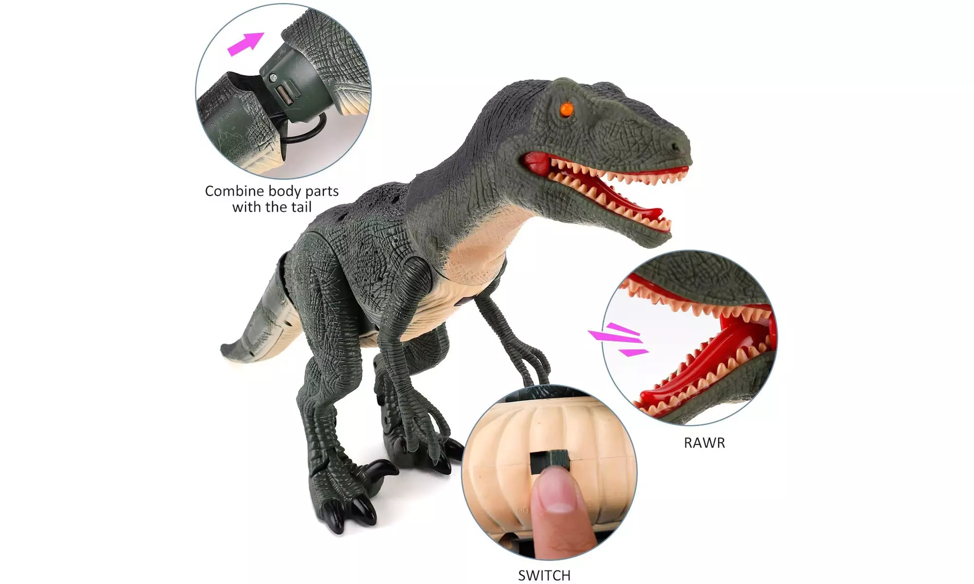 Remote Control Walking Dinosaur Toy  - Second Medium