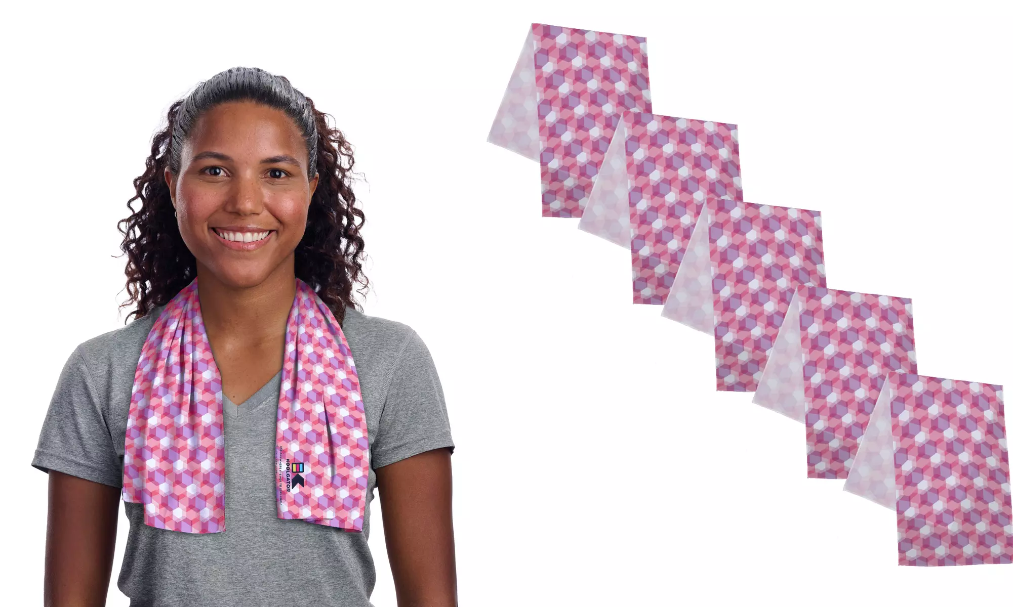 KOOLGATOR Dual Purpose SPF 30 Cooling Towel